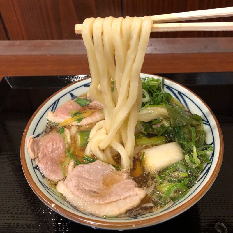 鴨ねぎうどん(丸亀製麺 伊丹南町店)