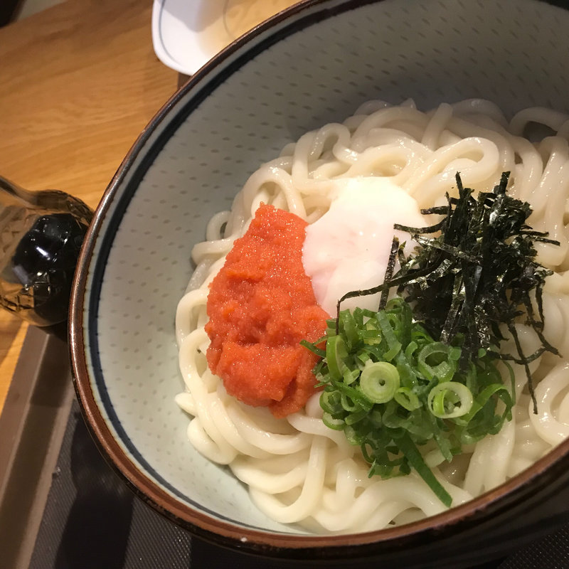 明太釜玉うどん(うどんウエスト 熊本店)