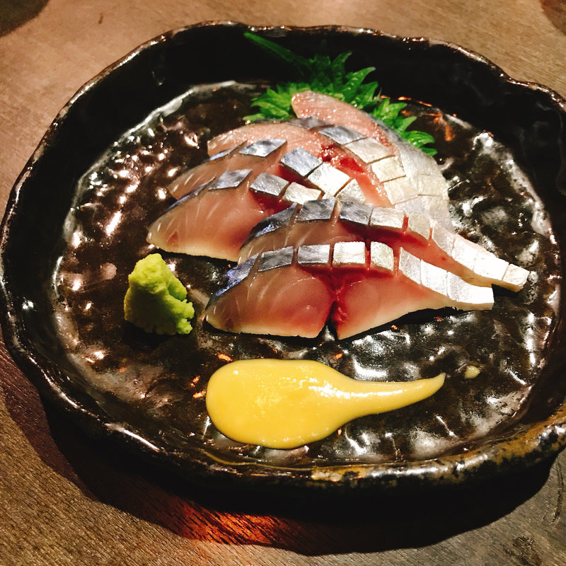 しめ鯖(和酒和食 恵比寿 黒帯)