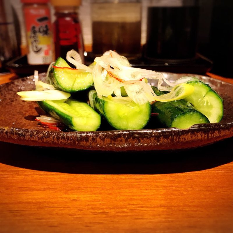 浅漬けきゅうり(つけそば・まき野)