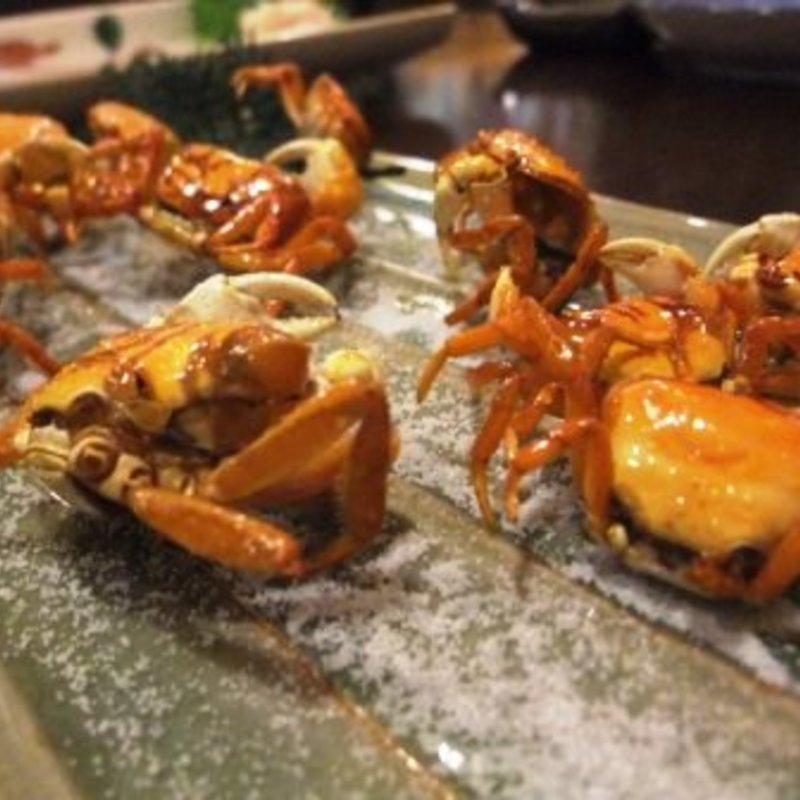 沢ガニの唐揚げ(居酒屋 心)