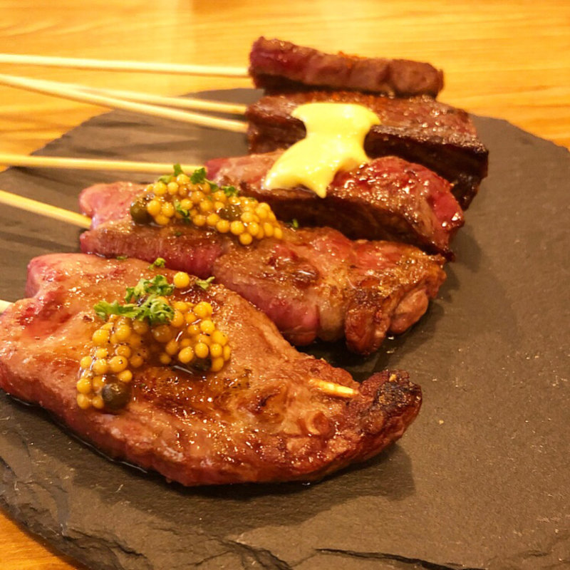 牛串(炭のクチ)