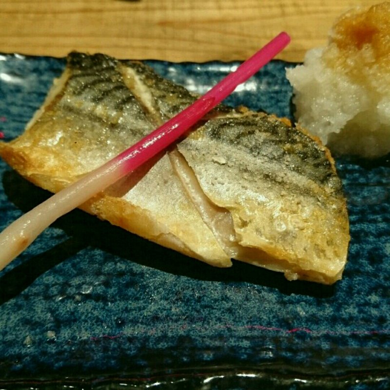 鯖の塩焼き(うどん居酒屋 江戸堀)