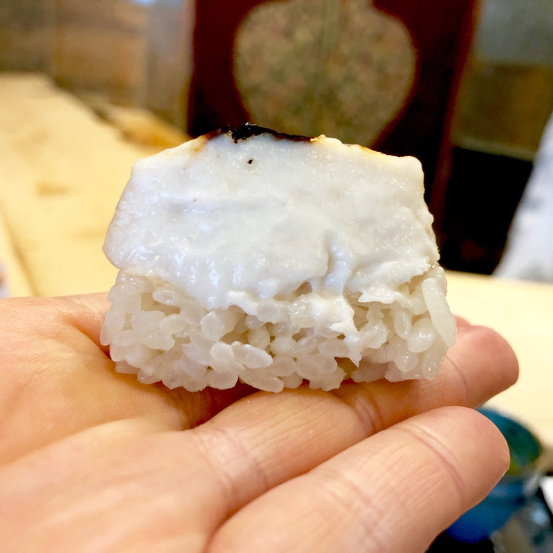 天然とらふぐの白子(初音鮨)