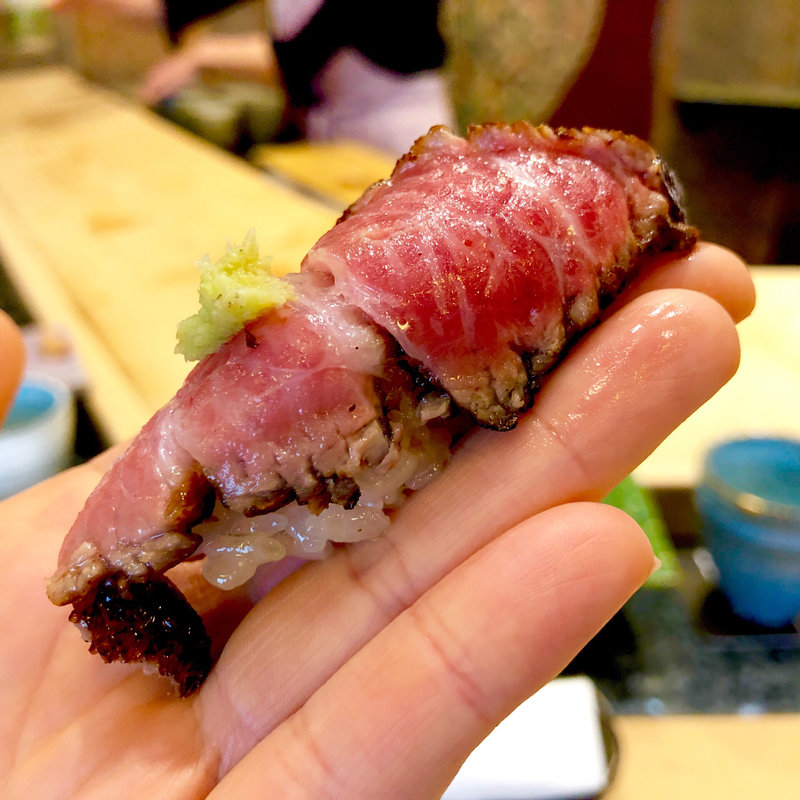 大トロあぶり(初音鮨)