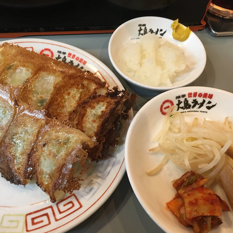 餃子定食(大島ラーメン 銀座店)