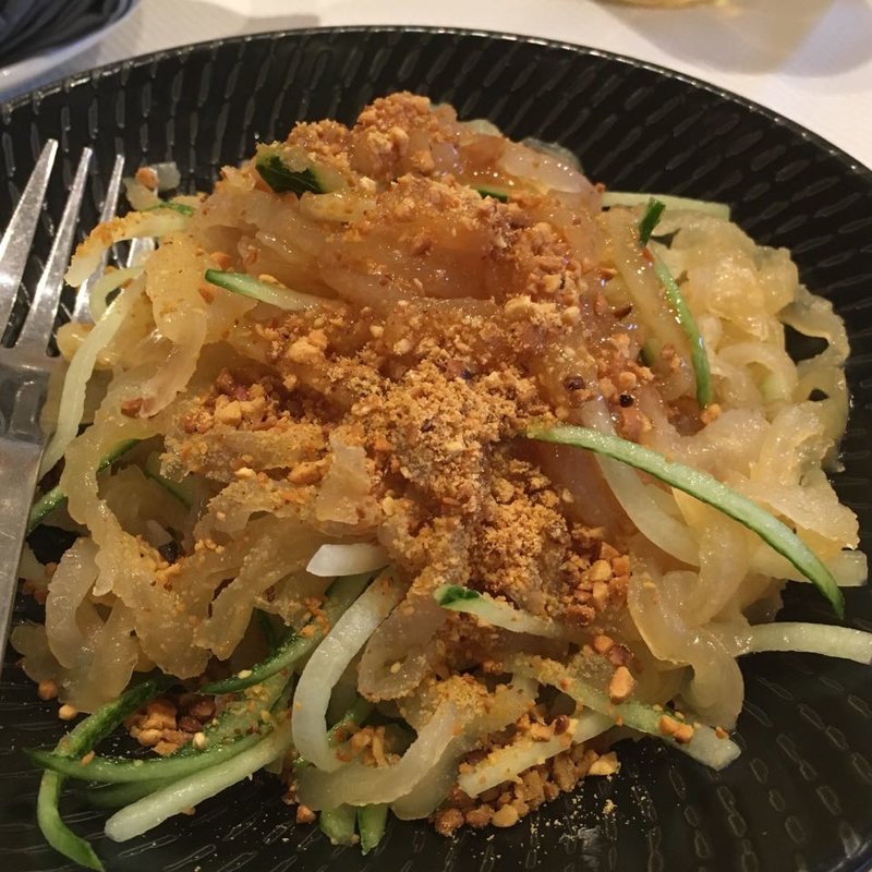 クラゲの和え物(JUMBO SEAFOOD RESTAURANT)