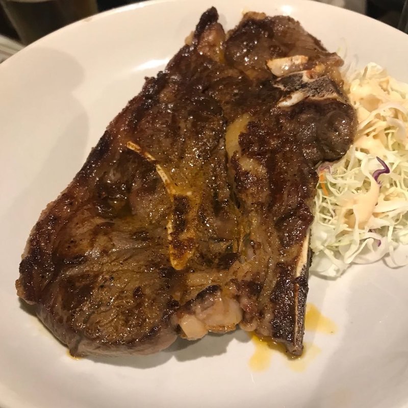 骨付きマトンカルビステーキ(やるき)