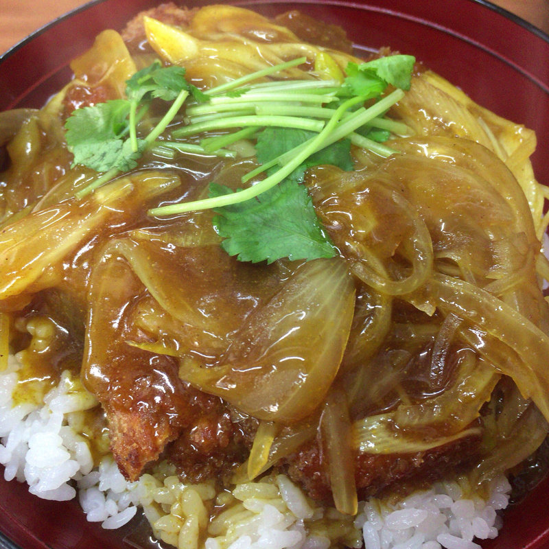 かつカレー丼(笑福うどん 室町店)
