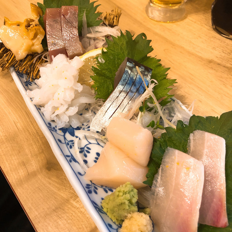 お刺身の盛り合わせ(糧亭 銀座魚勝)