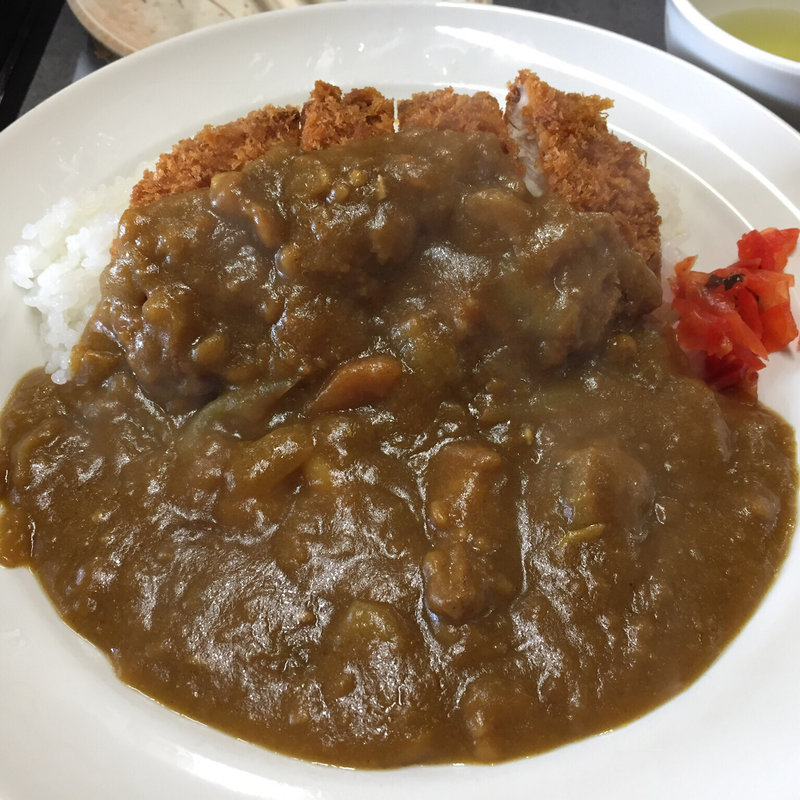 カツカレー(焼蛤 浜茶屋 向島 （やきはまぐり はまぢゃや むこうじま）)