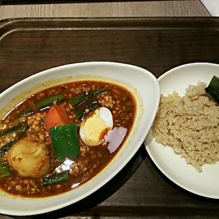 納豆とオクラのスープカレー(カレー食堂 心 ヨドバシAkiba店 )