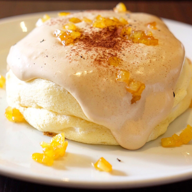 紅茶のリコッタパンケーキ(高倉町珈琲 若葉台店)