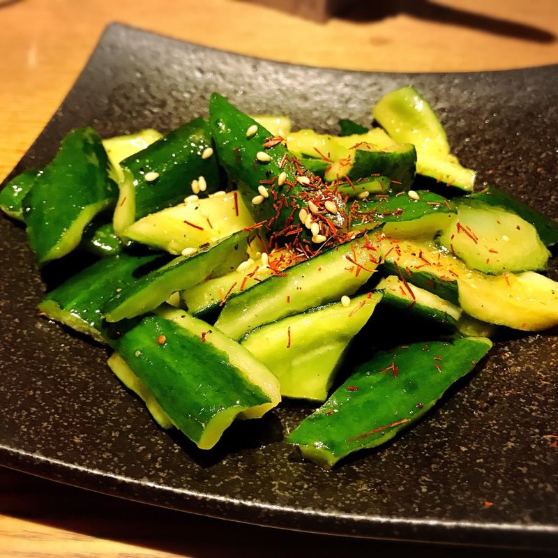 きゅうりのたたき(居酒屋なかめぐろ )