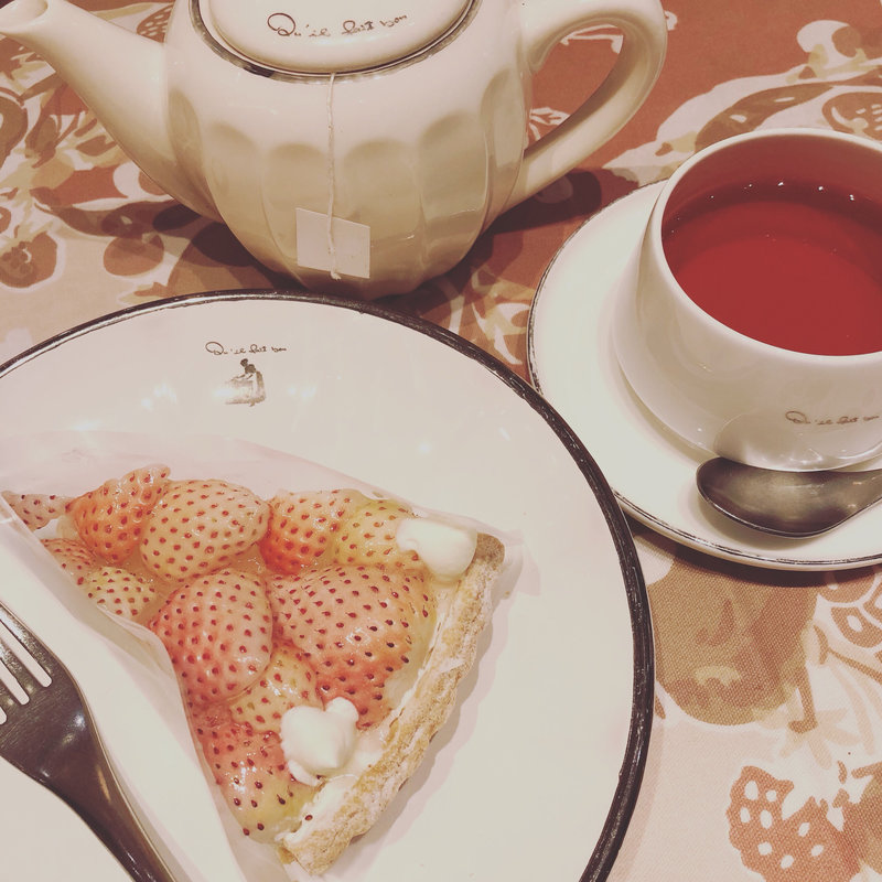 白イチゴ〜初恋の香り〜のタルト(キル フェ ボン グランメゾン銀座 （Qu'il fait bon）)