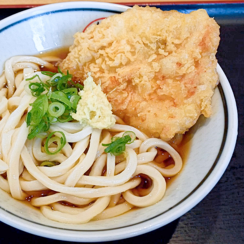 とり天ぶっかけ冷（ぶっかけ冷+とり天）(さぬき麺市場 郷東店 )