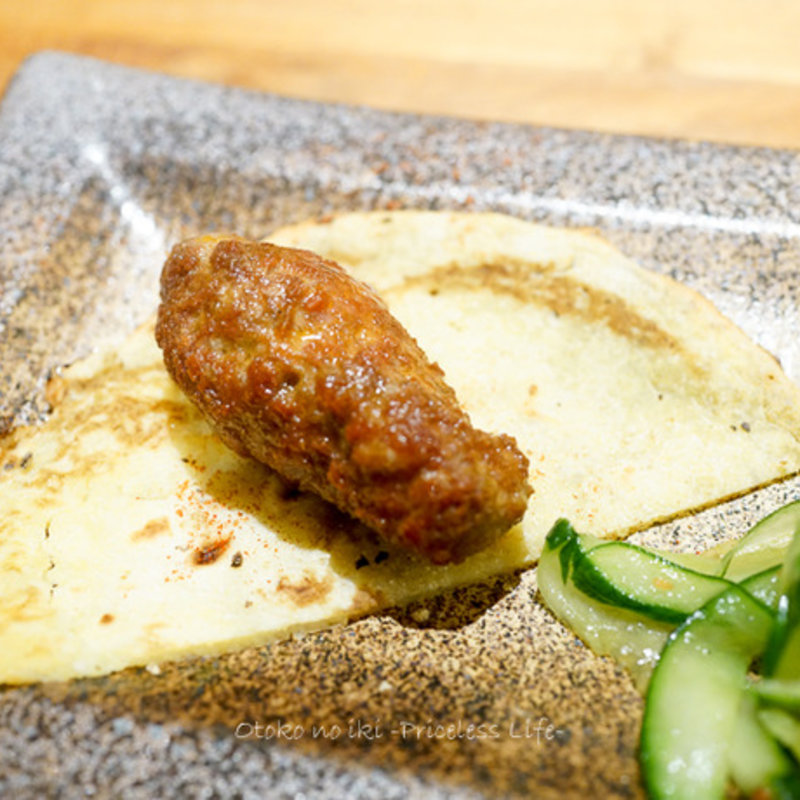 アラブの香りの「ラムのつくね」(スペイン料理サルデスカ )