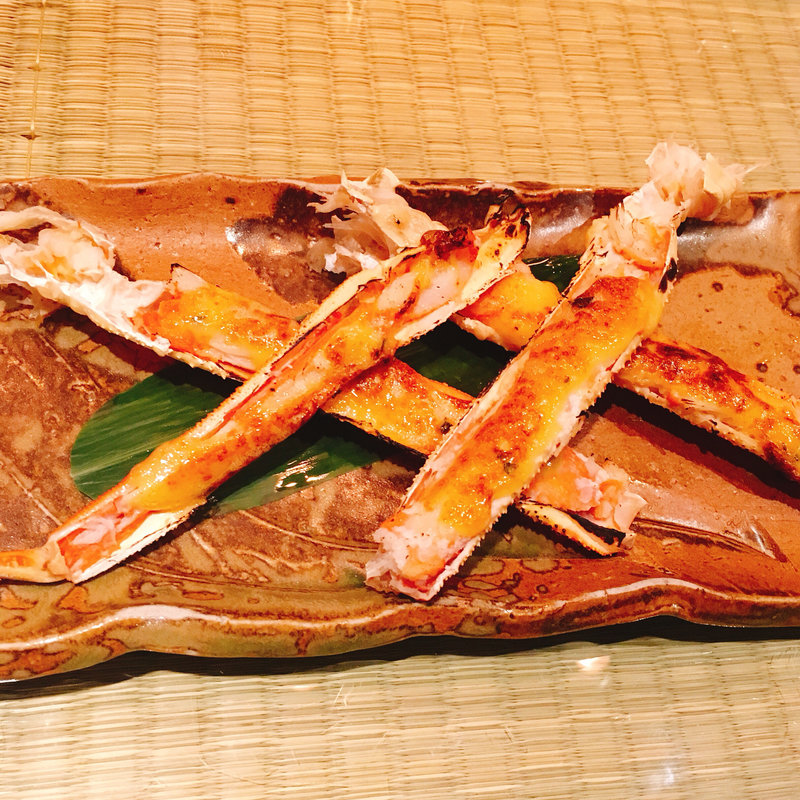 ズワイガニのうにソースのせ(十番右京 恵比寿店)