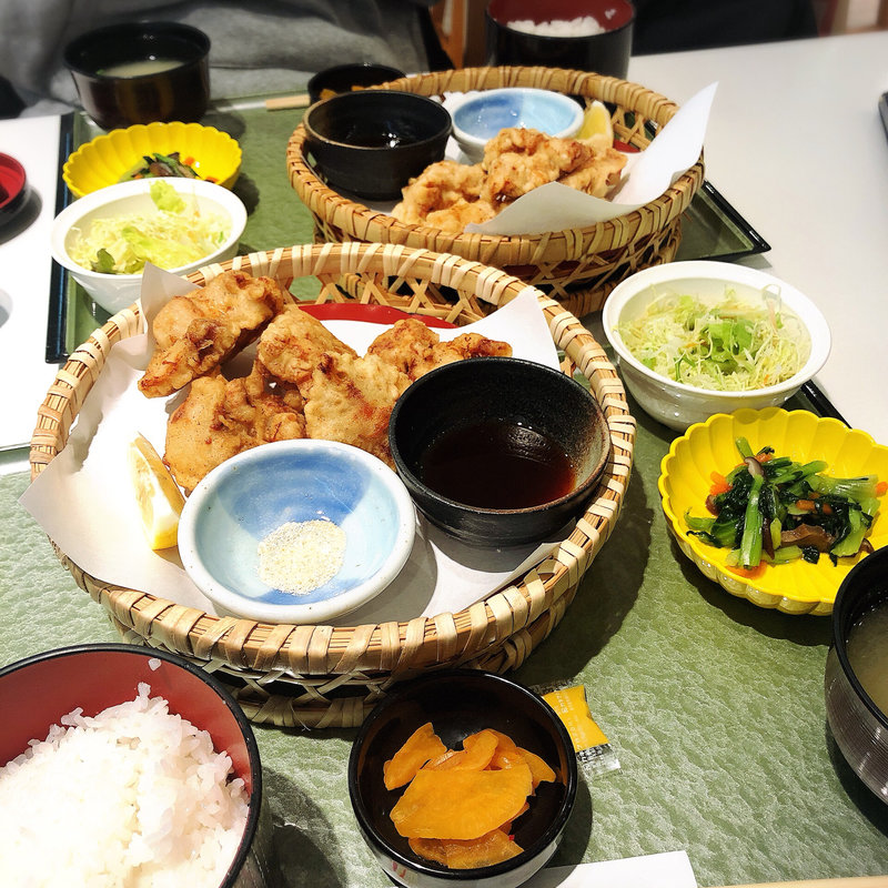 とり天定食(ビューレストラン スカイライン )