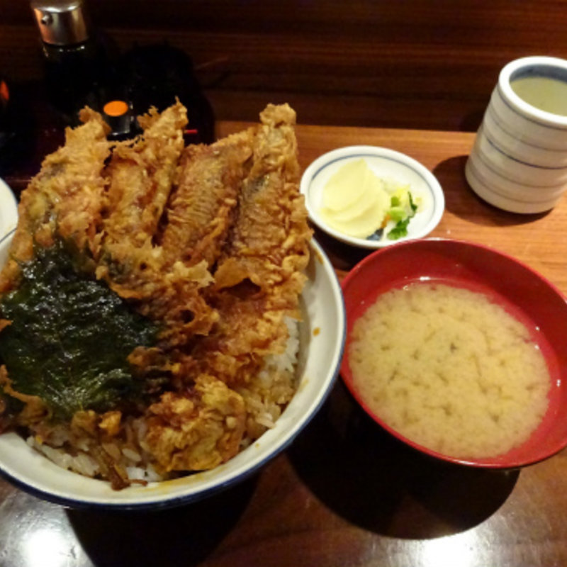 マイワシ天丼(天吉 （てんきち）)