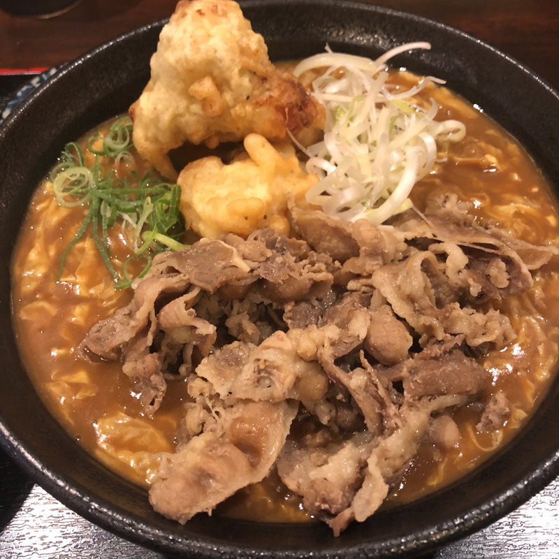 西田辺スペシャルカレーうどん(ちゃぼ )