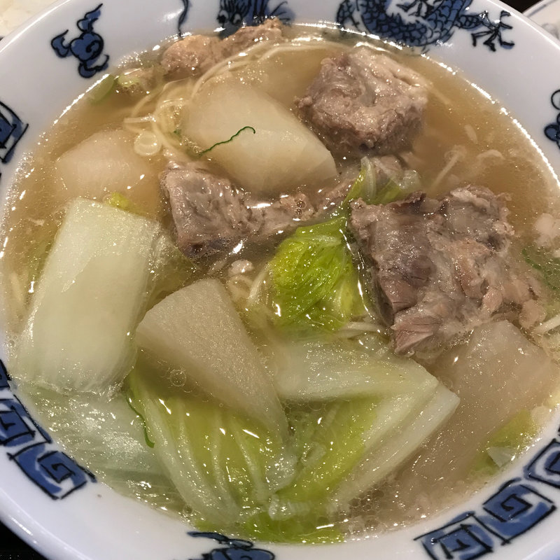 ナンコツ麺(ラーメン 竜笑)