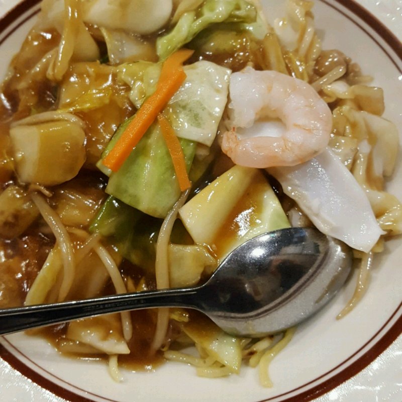 あんかけやきそばセット(上海の家)