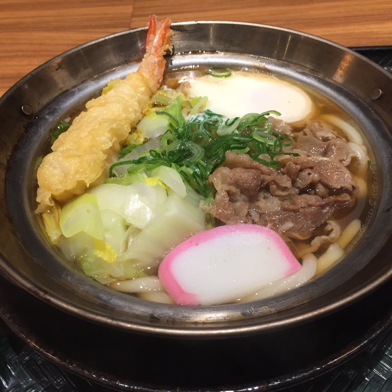 肉鍋焼きうどん(はなまるうどん イオンタウン姫路別所店 )