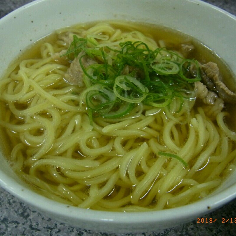 肉そば(焼肉工房 宝)