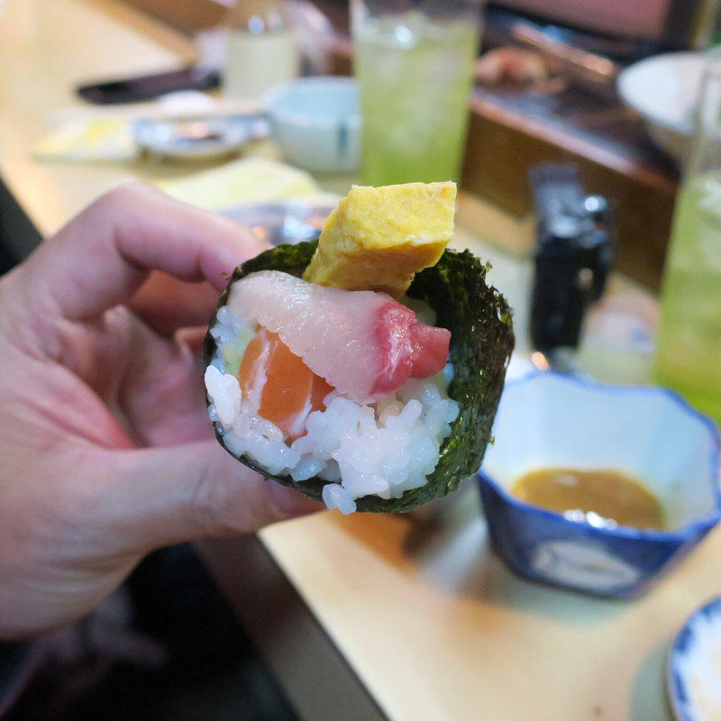 不感症巻き(丸八寿司 駅前店)