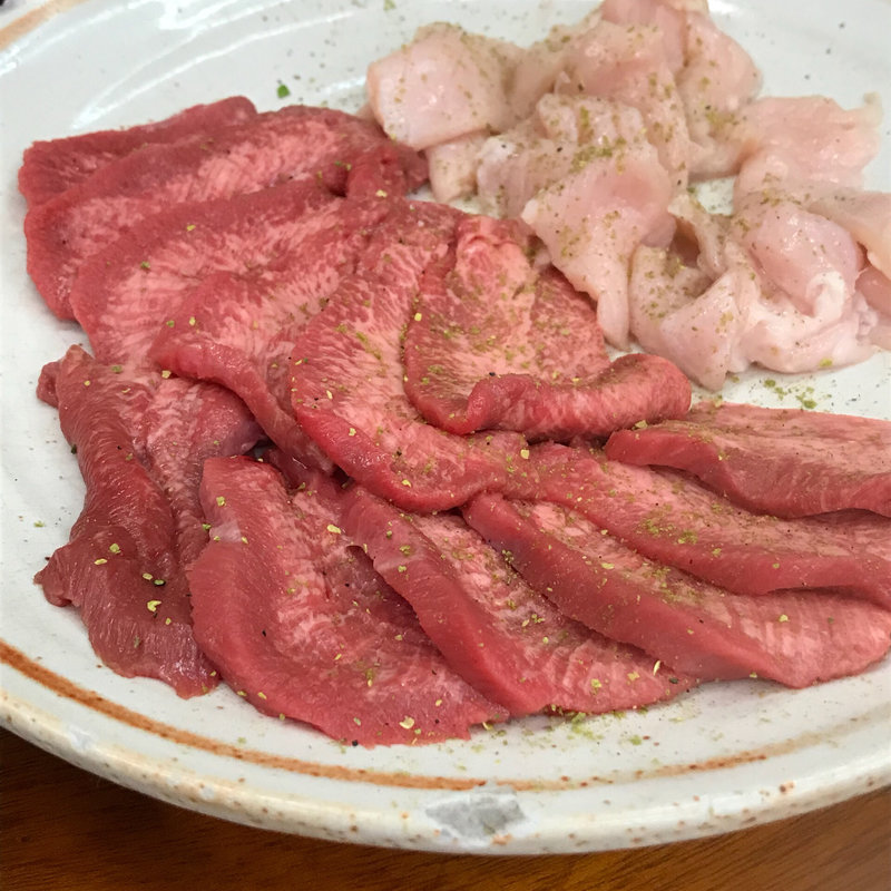 タン塩と上ミノ(江畑 （エバタ）)