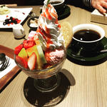 フルーツパフェ(みつい家珈琲店Juju （寿樹）)