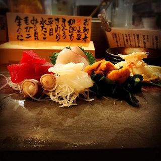 お刺身の瓦盛り(カクニマル)