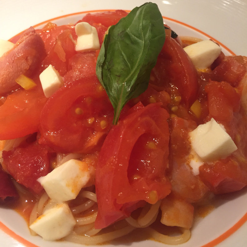 トマトとモッツァレラのパスタ(スパゲッティ食堂ドナ 新宿紀伊國屋店 )