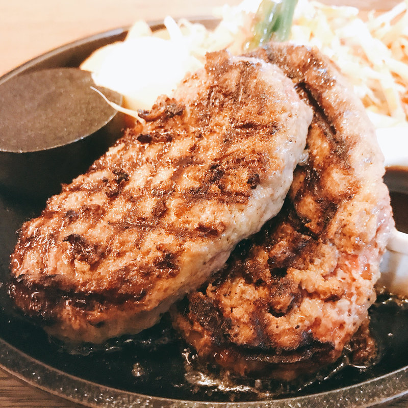 ダブルハンバーグ 240g(肉食堂・優)