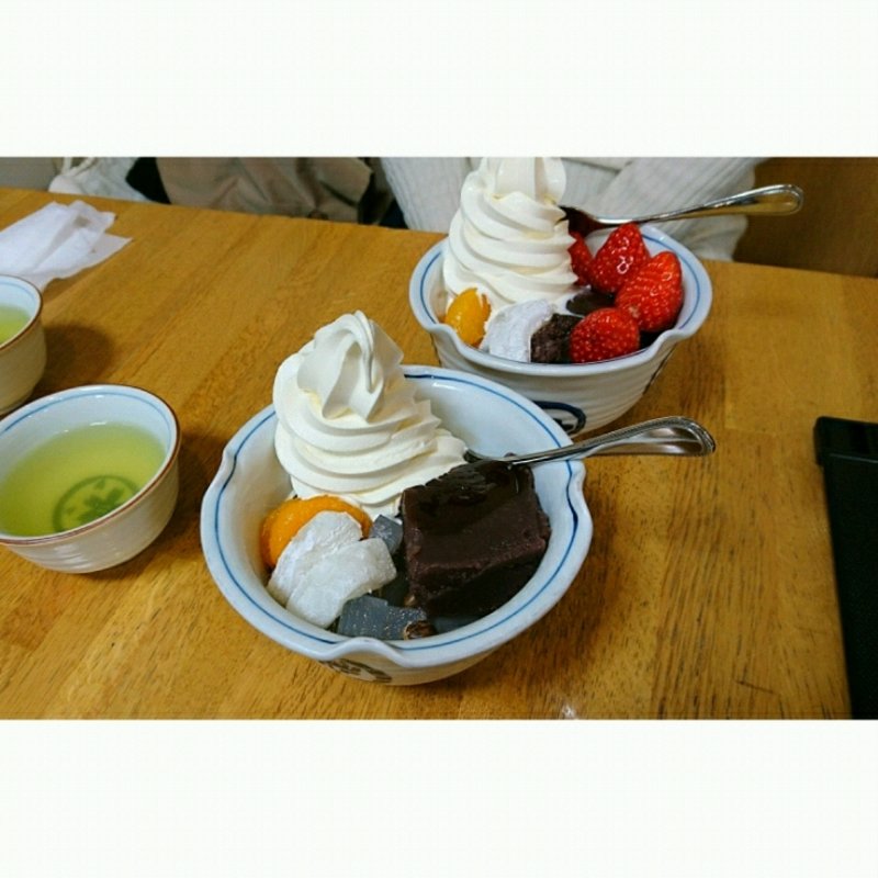 クリームあんみつ(あんみつ みはし 東武池袋店)