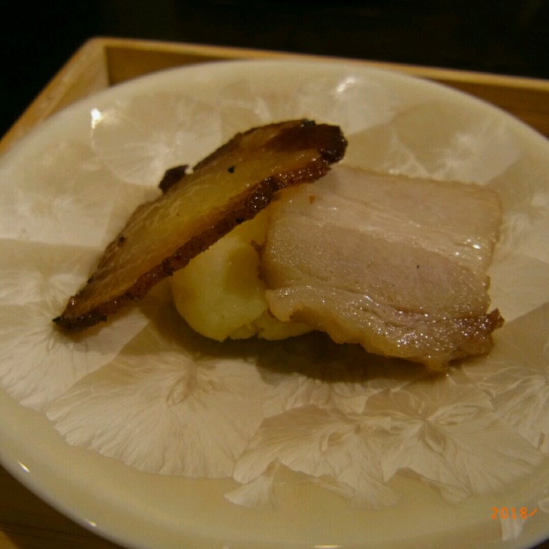 自家製干し肉と塩漬け豚(火ノ鳥 )