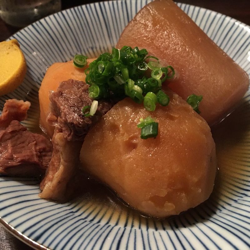 おでん、大根、じゃがいも(磯ノ海)