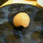 島根産の鰤 山芋の山東省風漬物包み