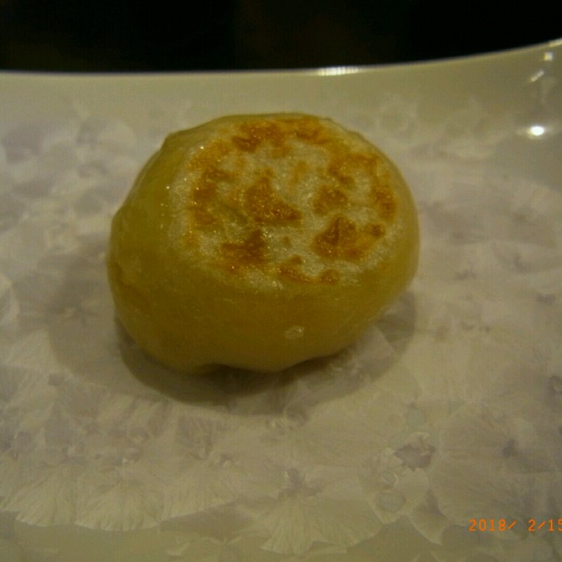 あん肝とたたき帆立の焼きまんじゅう(火ノ鳥 )