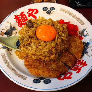 カツカレー飯(らー麺や)