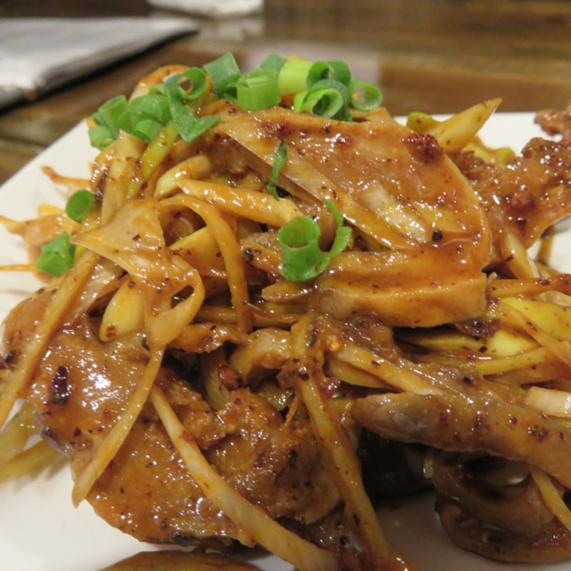 豚胃袋の麻辣ソース(中華菜 髙福)