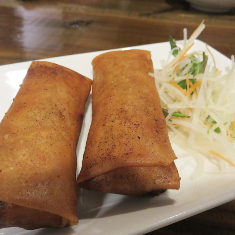 季節野菜の揚春巻(中華菜 髙福)