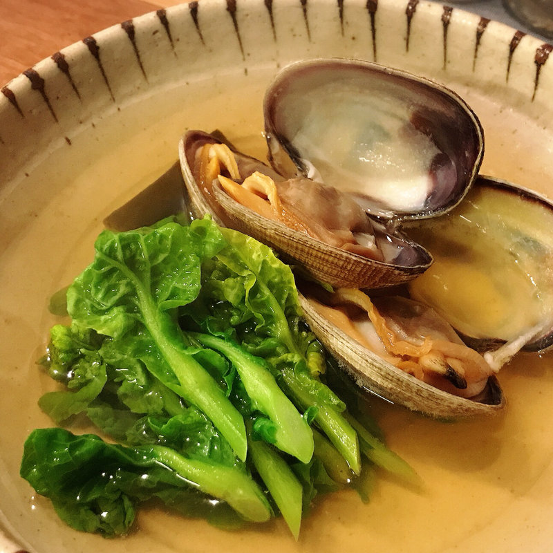 横綱アサリと菜の花煮(酒肴 かおりぐさ)