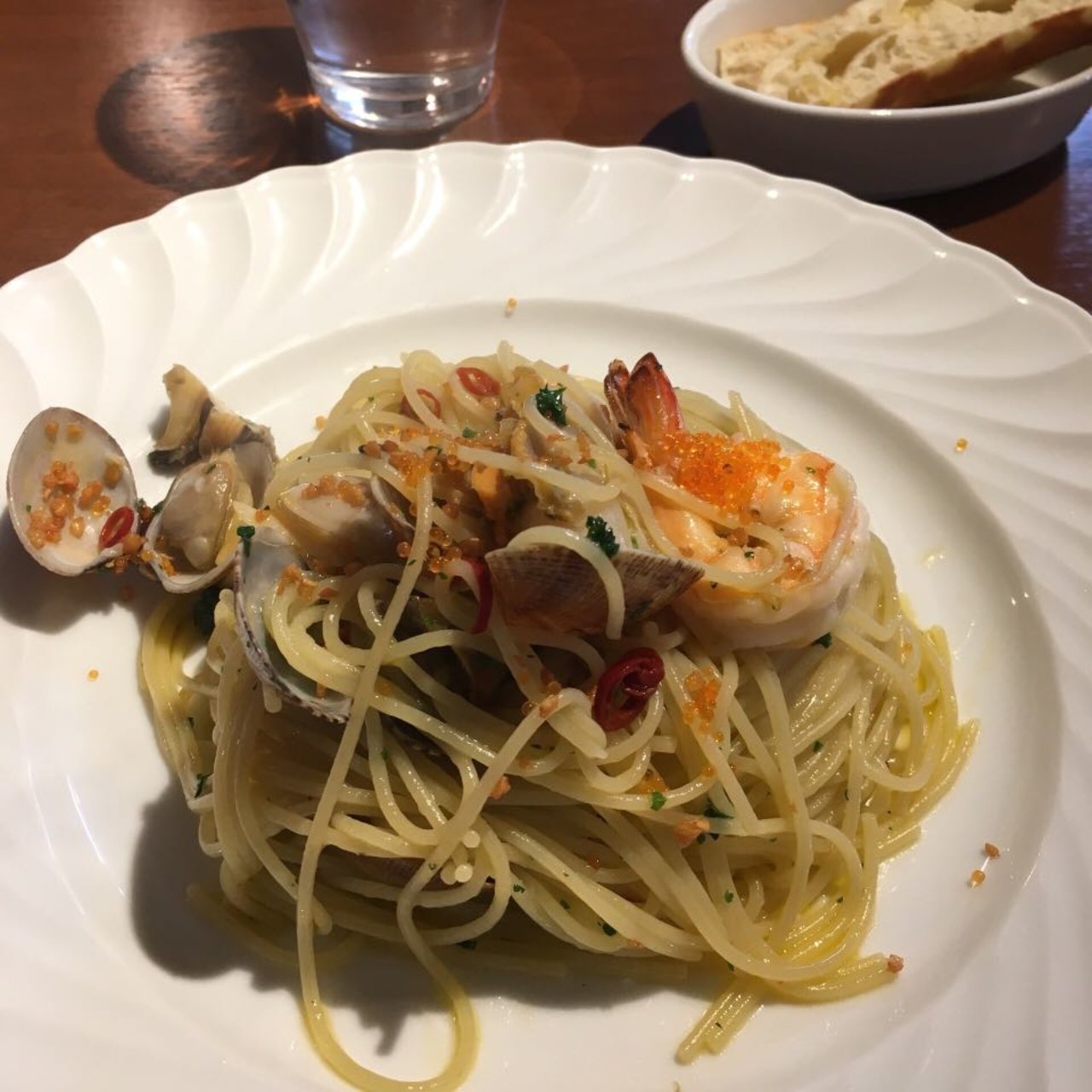 魚介類のペペロンチーノ(パスタ・アマーレ （PASTA Amare）)の口コミ一覧 おいしい！が増えるグルメアプリ「SARAH」