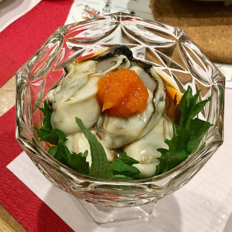 酢牡蠣(粗酒粗餐 田なべ)