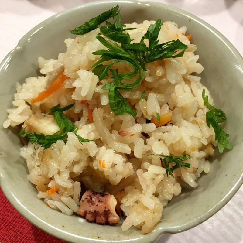 たこ飯(粗酒粗餐 田なべ)