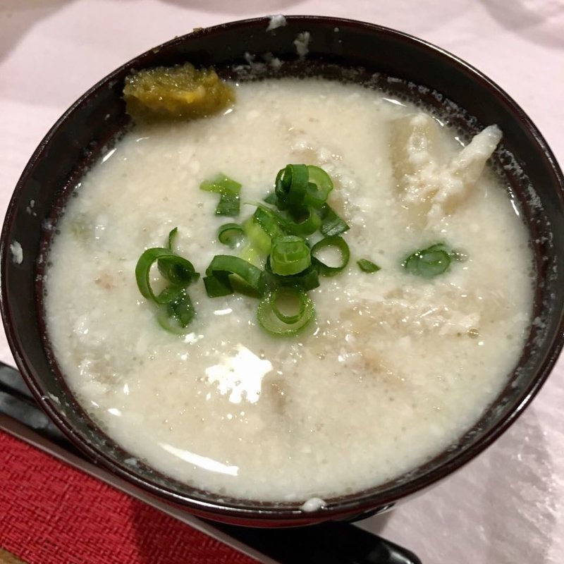 粕汁(粗酒粗餐 田なべ)