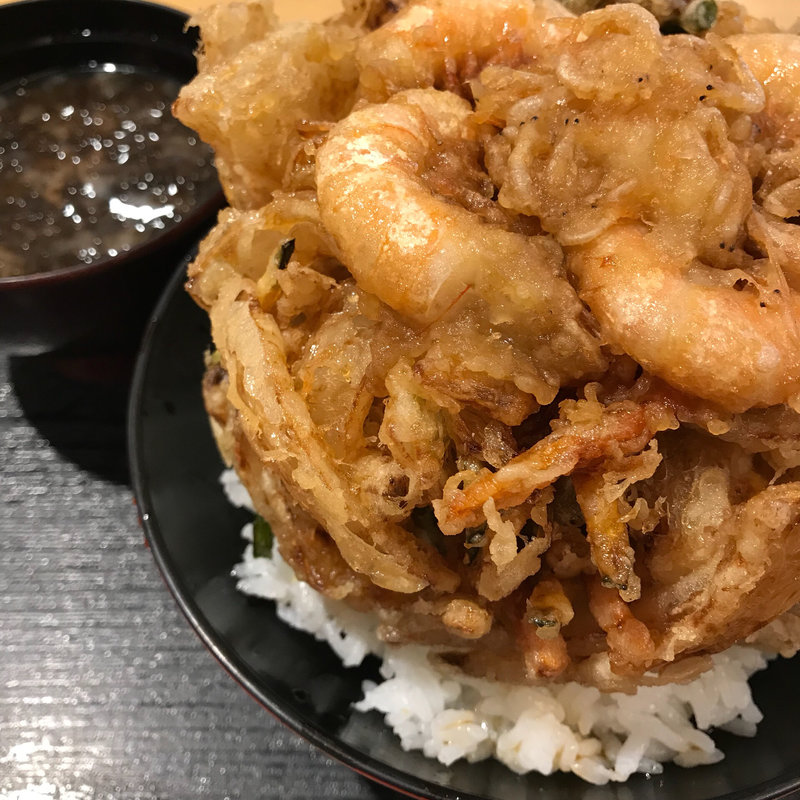 海老かき揚げ丼(産地直送市場 （さんちちょくそういちば）)