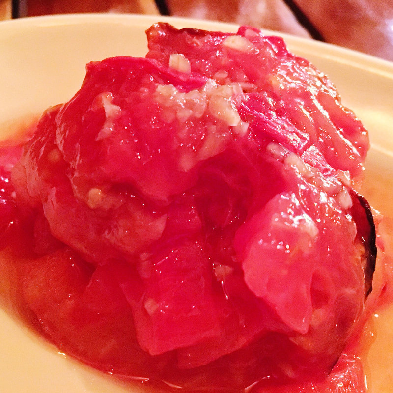 焼きトマトの冷製マリネ(ワイン食堂 久)